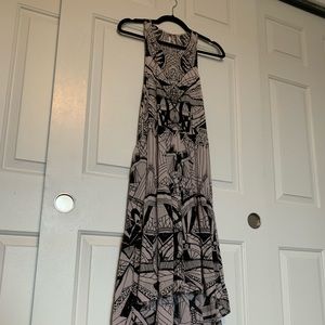 Free People Racerback Highlow Printed Dress
